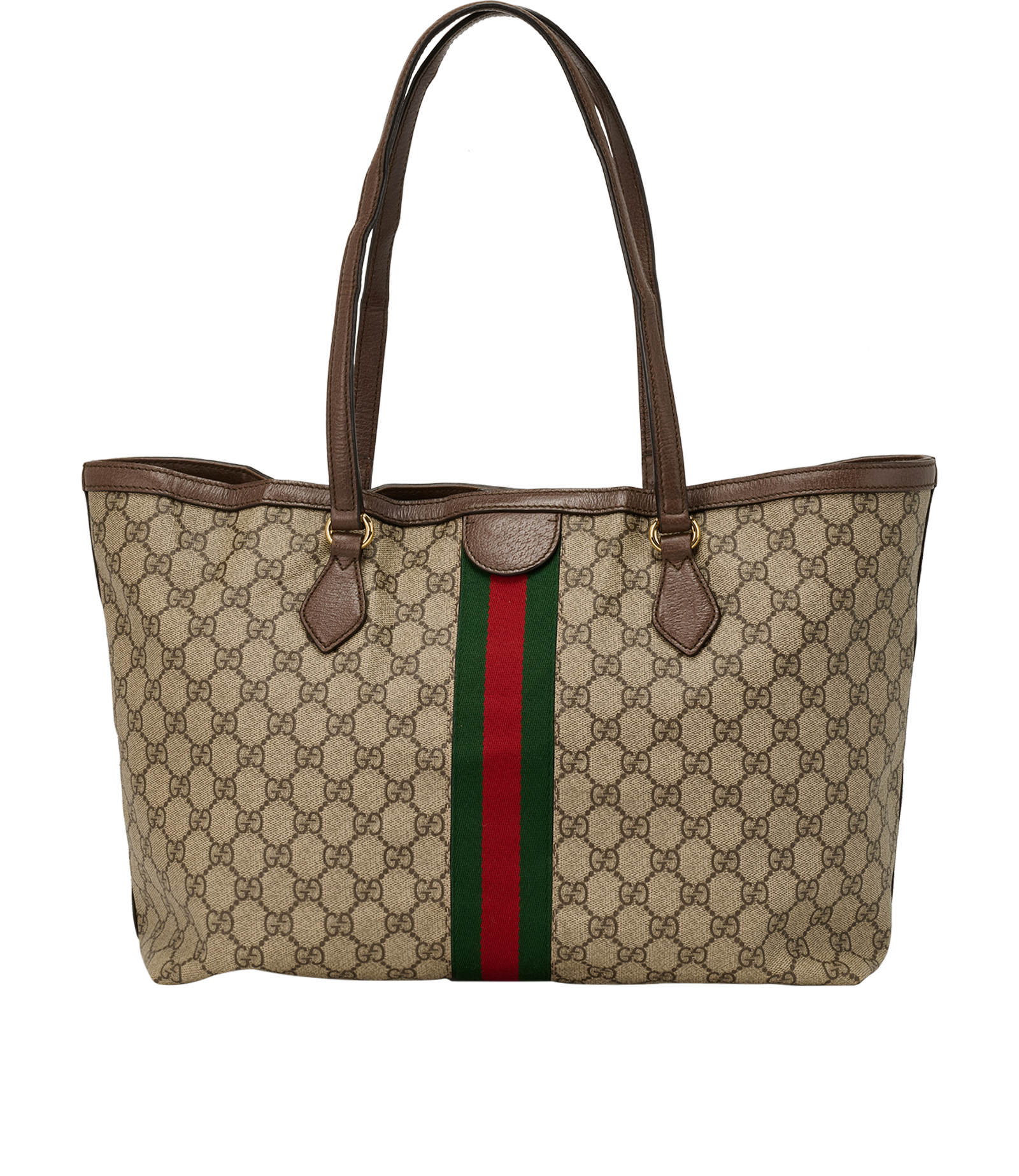 Large Ophidia Tote, &pound;750, Handbags, Beige/Brown, Canvas, Back view